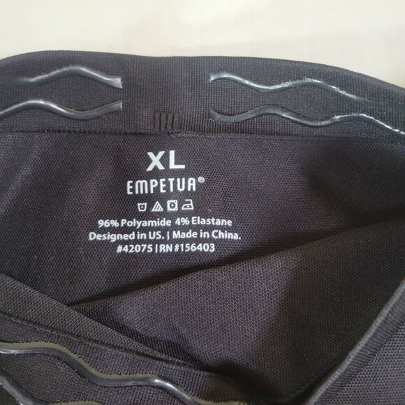 Empetua Black High Waisted Shaping Leggings #42075 Size XL - Picture 2 of 6